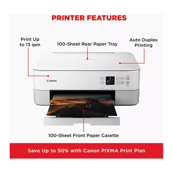 CANON PIXMA TS5351i All-in-One Wireless Inkjet Printer - 3
